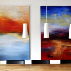 REMEMBER THE DREAMS WE ONCE HAD. triptych 2017. 380 x 150 cm