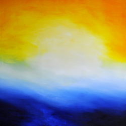 SEARCHING FOR THE DAWN II. 2022. 150 x 120 cm