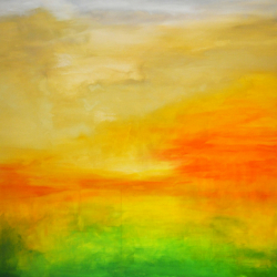 I DREAMED OF A SPRING IN GOLD. 2023. 150 x 120 cm