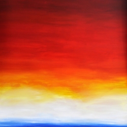 IF I COULD LOOK BEYOND THE HORIZON. 2020. 150 x 120 cm