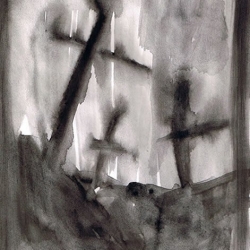 BRITANNICA. 2003. acryl and watercolour on paper. 30 x 21 cm. drama illustration