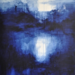 TEARS FROM DIFFERENT SKIES FILL THE OCEAN. 2020. 150 x 120 cm