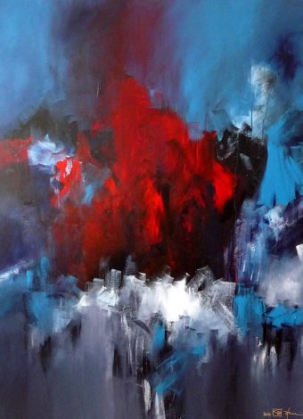 WHAT YOU CALL LOVE IS A DARK PLACE. 2010. 120x150 cm / 59,12x47,2 in. oil and acrylic on canvas