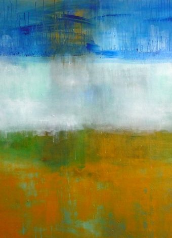 RETURNING TO GETHSEMANE. 2014. 130x130 cm / 51,2x51,2 in. oil and acrylic on wood