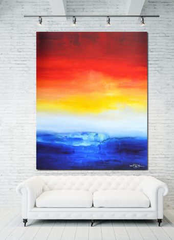 WHERE THE SUMMER NEVER ENDS. 2017. 150x120 cm / 59,1x47,2 in. oil and acrylic on canvas