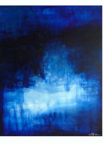 THE SEA INSIDE US. triptych 2014. 380x150 cm / 149,6x59,1 in. oil and acrylic on canvas