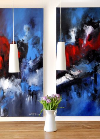 LOVE AND POISON. diptych 2010. 260x150 cm / 102,4x59,1 in. oil and acrylic on canvas