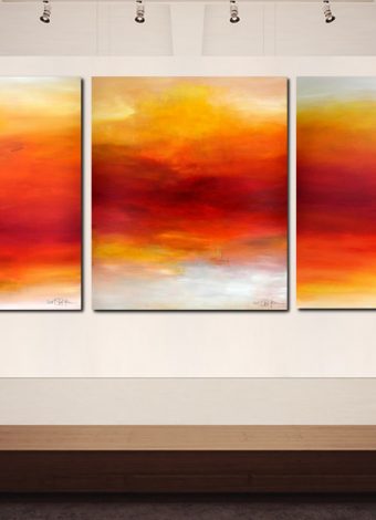THE LIVING AND THE DEAD. triptych 2018. 310x120 cm / 122.0x47.2 in. oil and acrylic on canvas