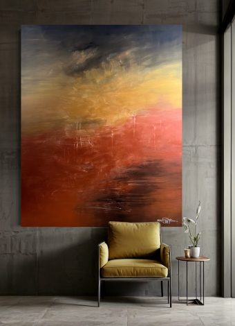 IN THE LIGHT OF THE MORNING. 2024. 150x120 cm / 59,1x47,2 in. oil and acrylic on canvas