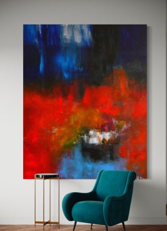 NOVEMBER AT THE SOMME. 2014. 150x120 cm / 59,1x47,2 in. oil and acrylic on canvas