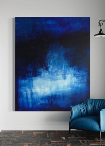 MY HOUSE AT THE SEA. 2015. 150x120 cm / 59,1x47,2 in. oil and acrylic on canvas