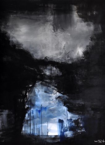 SCYLLA. 2016. 150x120 cm / 59,1x47,2 in. oil and acrylic on canvas