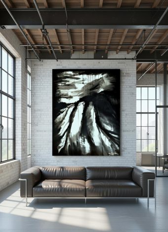 WHEN WE WILL MEET IN THE MORNING OF THE DAY. 2023. 150x120 cm / 59,1x47,2 in. oil and acrylic on canvas