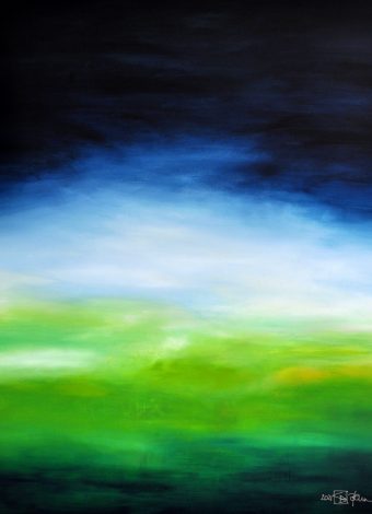 BEFORE SUNSET AT COOPER'S BEACH II. 2021. 150x120 cm / 59,1x47,2 in. oil and acrylic on canvas