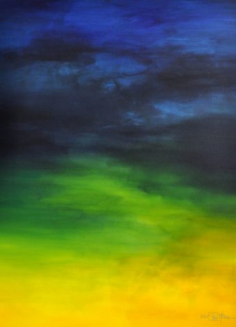 MEET ME ON GARDINER'S ISLAND. 2021. 150x120 cm / 59,1x47,2 in. oil and acrylic on canvas