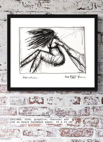 KATHARINA. 2008. graphite on paper. 33 x 24 cm / 13.0 x 9.4 in