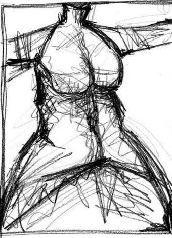 MOONSHINE. 2006. 33x24 cm/ 13.0 × 9.4 in. ink, graphite and charcoal on heavy handmade paper