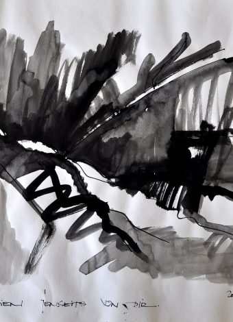 LANDS BEYOND YOU. 2010. 42x30 cm/ 16.5x11.8 in. ink, graphite and charcoal on heavy handmade paper